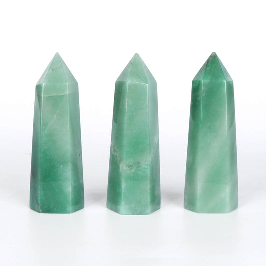 Green Aventurine Point Tower Wholesale - Smqartcrystal