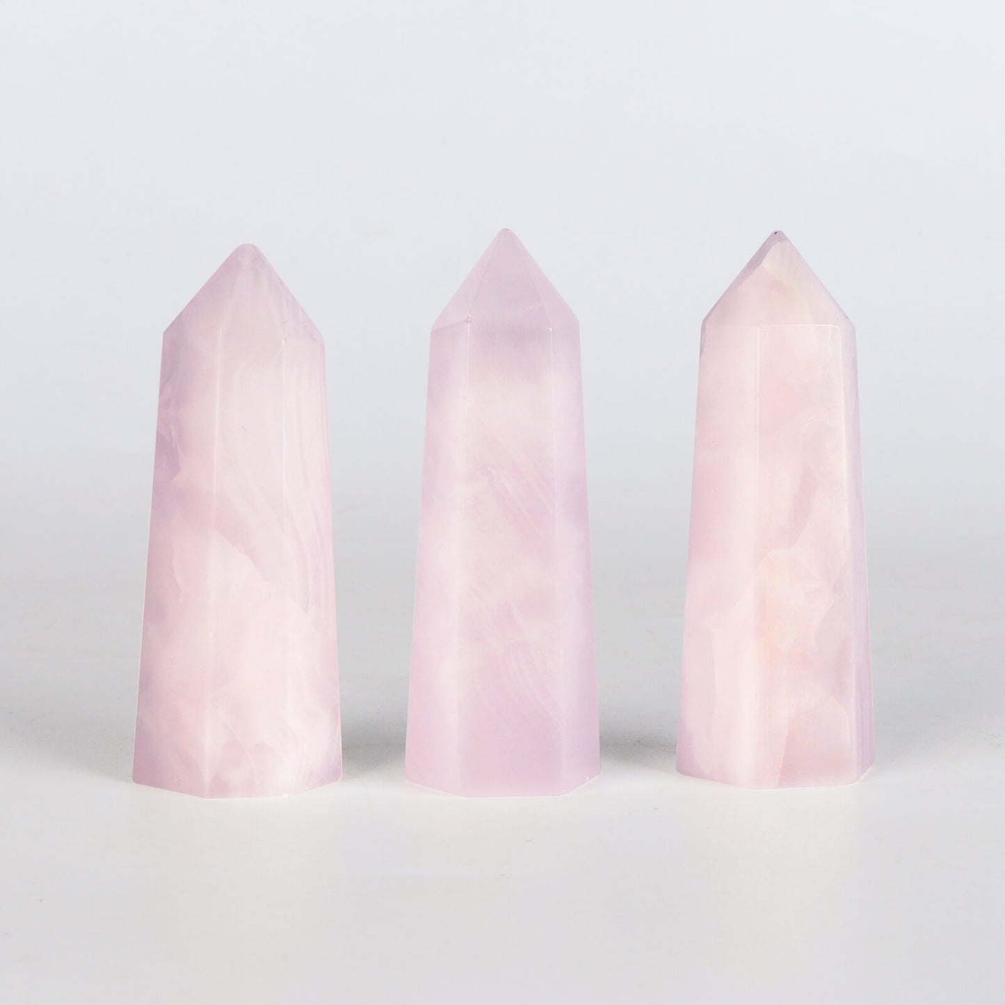 Rose Quartz Crystal Point Tower Wholesale - Smqartcrystal