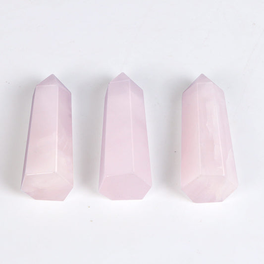 Rose Quartz Crystal Point Tower Wholesale - Smqartcrystal