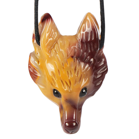 1.6" Crystal Fox Pendant SmqartCrystal