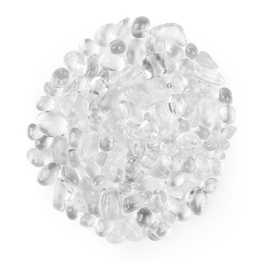 400 Gram Tumbled Stone Chips Crushed Natural Crystal Quartz Pieces SmqartCrystal
