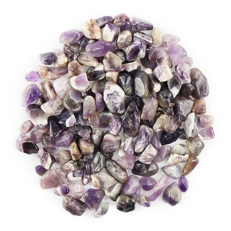 400 Gram Tumbled Stone Chips Crushed Natural Crystal Quartz Pieces SmqartCrystal