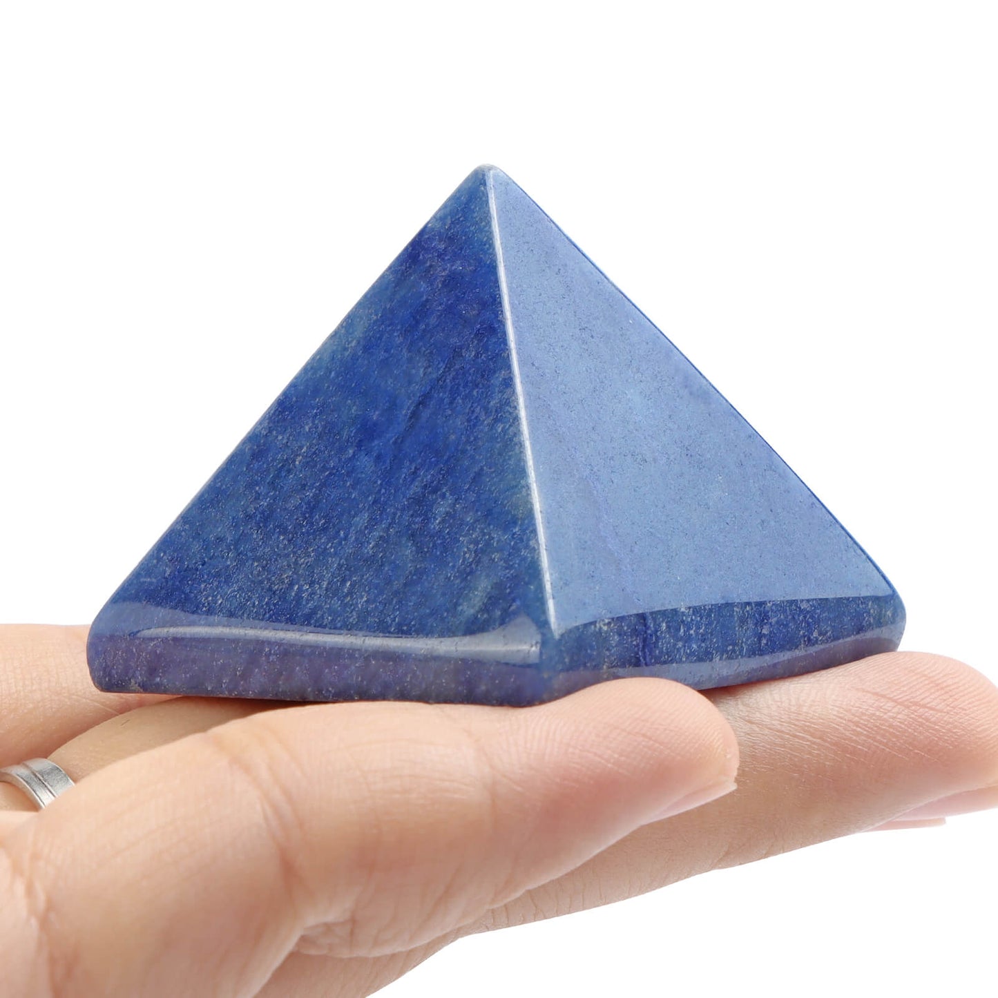 1.6" Blue Aventurine Pyramid Wholesale - Smqartcrystal