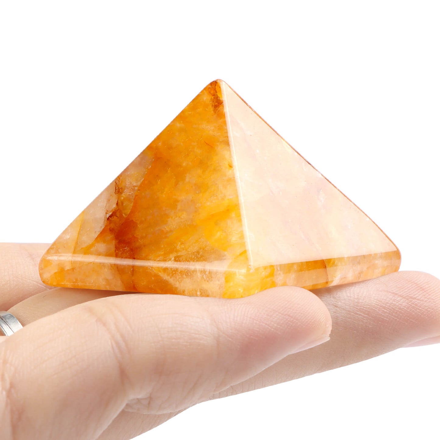 1.6" Citrine Crystal Orgone Pyramid Wholesale - Smqartcrystal