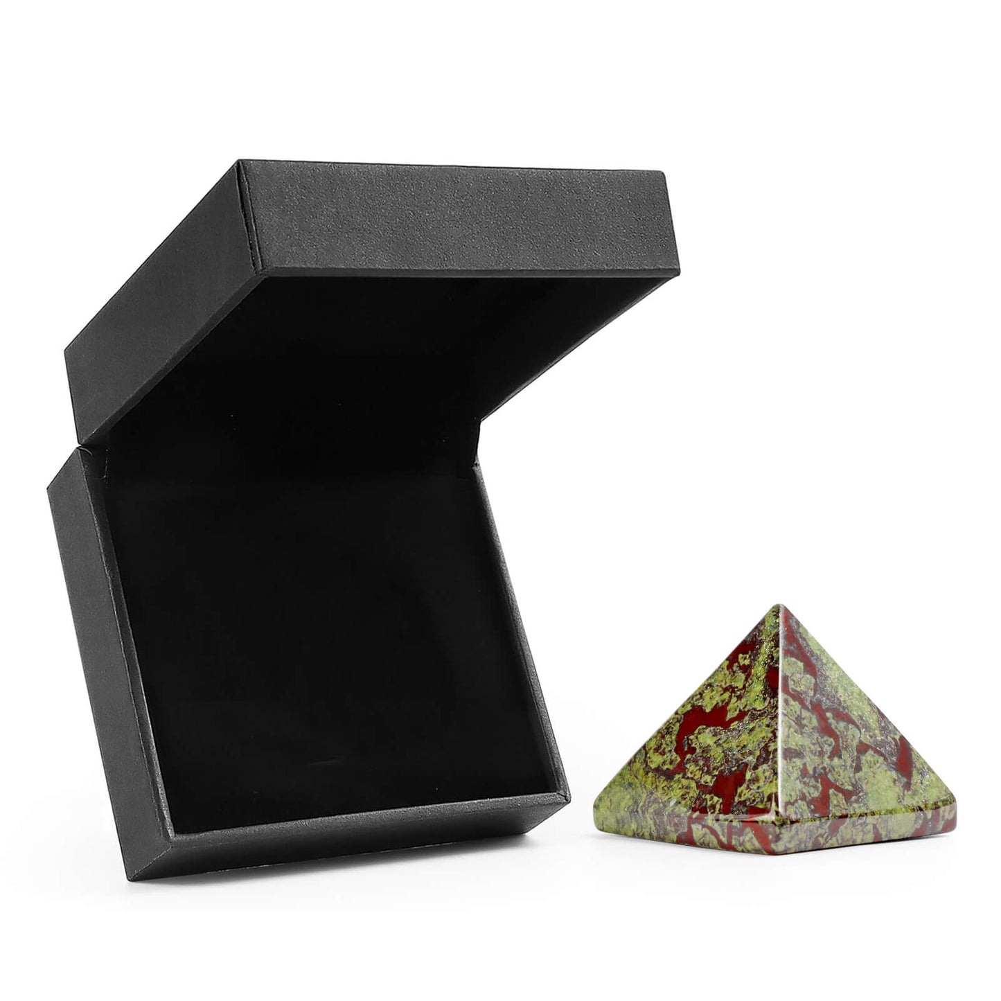 1.6" Dragon Bloodstone Pyramid Wholesale - Smqartcrystal