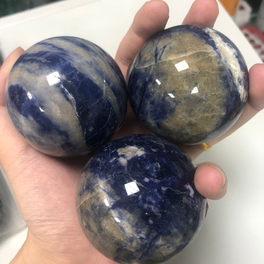 2.3" Sodalite crystal balls - Smqartcrystal