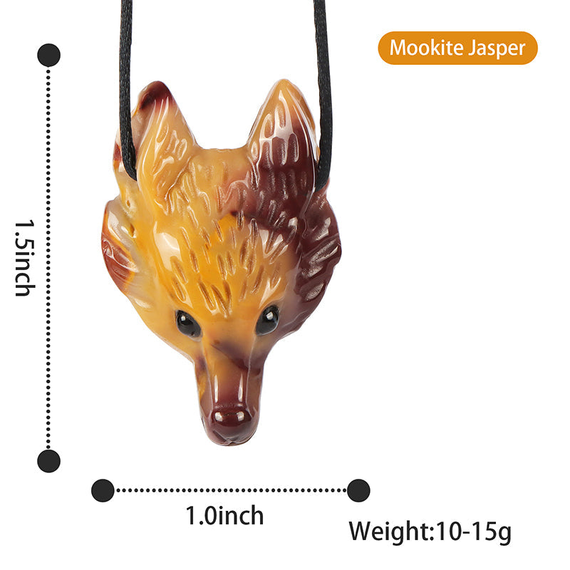 1.6" Crystal Fox Pendant SmqartCrystal