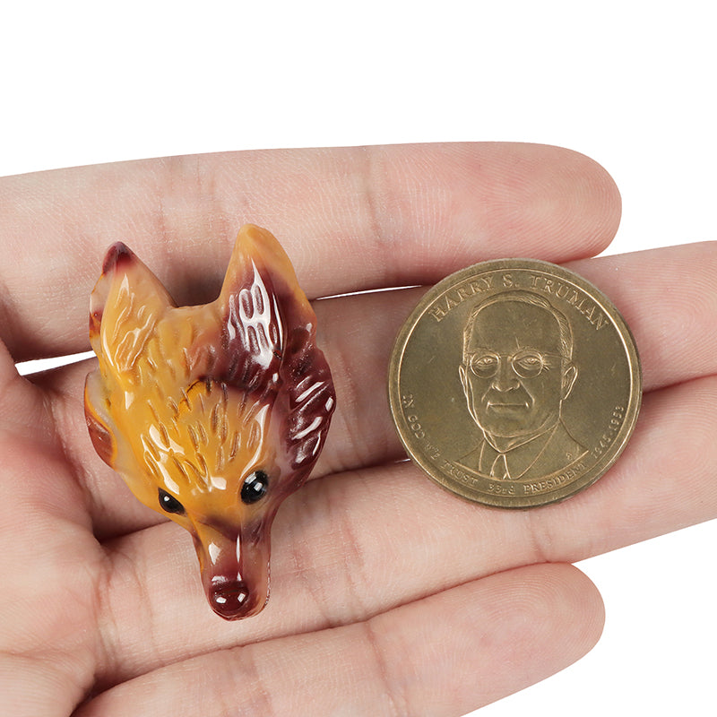 1.6" Crystal Fox Pendant SmqartCrystal