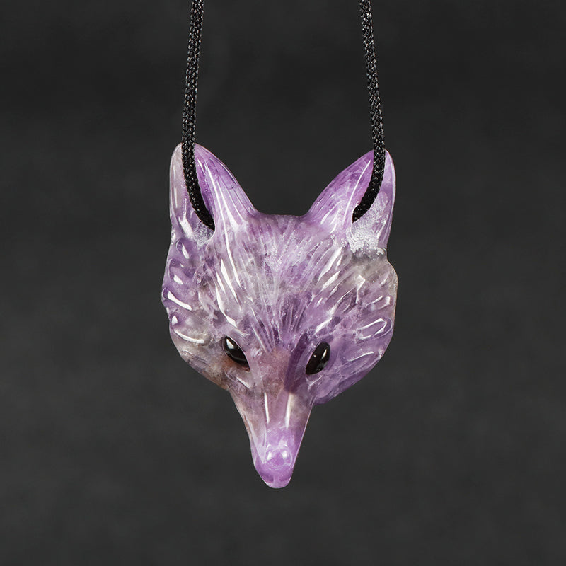 1.6" Crystal Fox Pendant SmqartCrystal