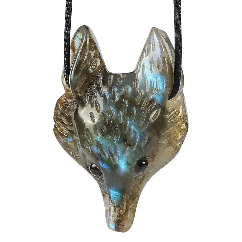 1.6" Crystal Fox Pendant SmqartCrystal