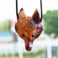1.6" Crystal Fox Pendant SmqartCrystal