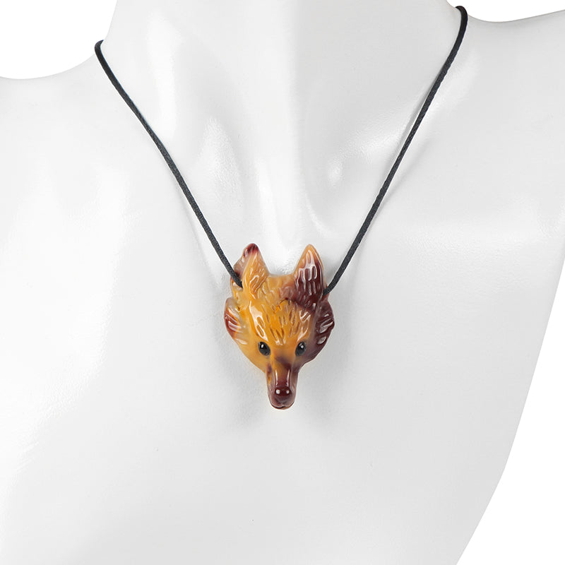 1.6" Crystal Fox Pendant SmqartCrystal