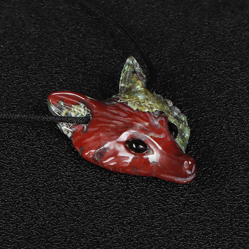 1.6" Crystal Fox Pendant SmqartCrystal
