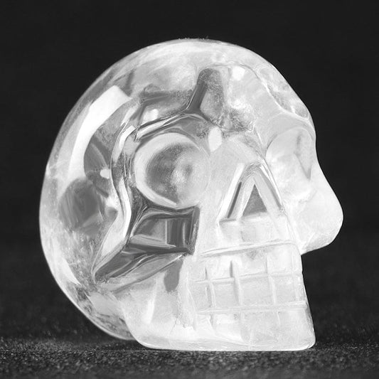 2" Crystal Skull Statue SmqartCrystal