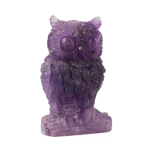 2" Crystal owl figurine SmqartCrystal