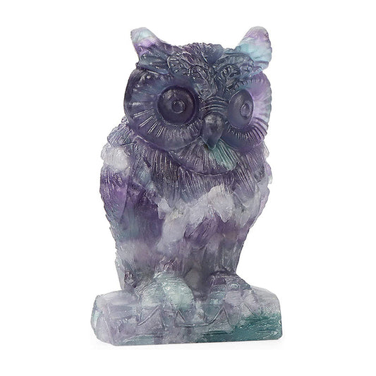 2" Crystal owl figurine SmqartCrystal