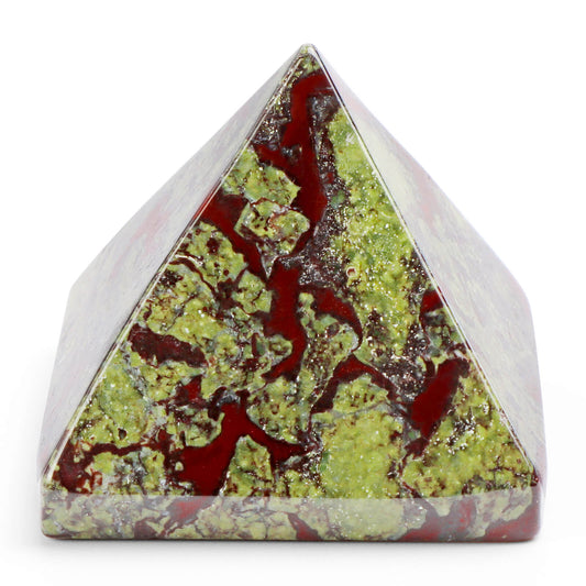 1.6" Dragon Bloodstone Pyramid Wholesale - Smqartcrystal