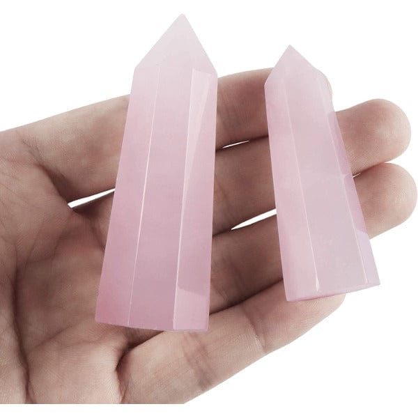 2.36"/2.76" Single Point Tower Stone Gemstones and Crystals (2pcs) - Smqartcrystal